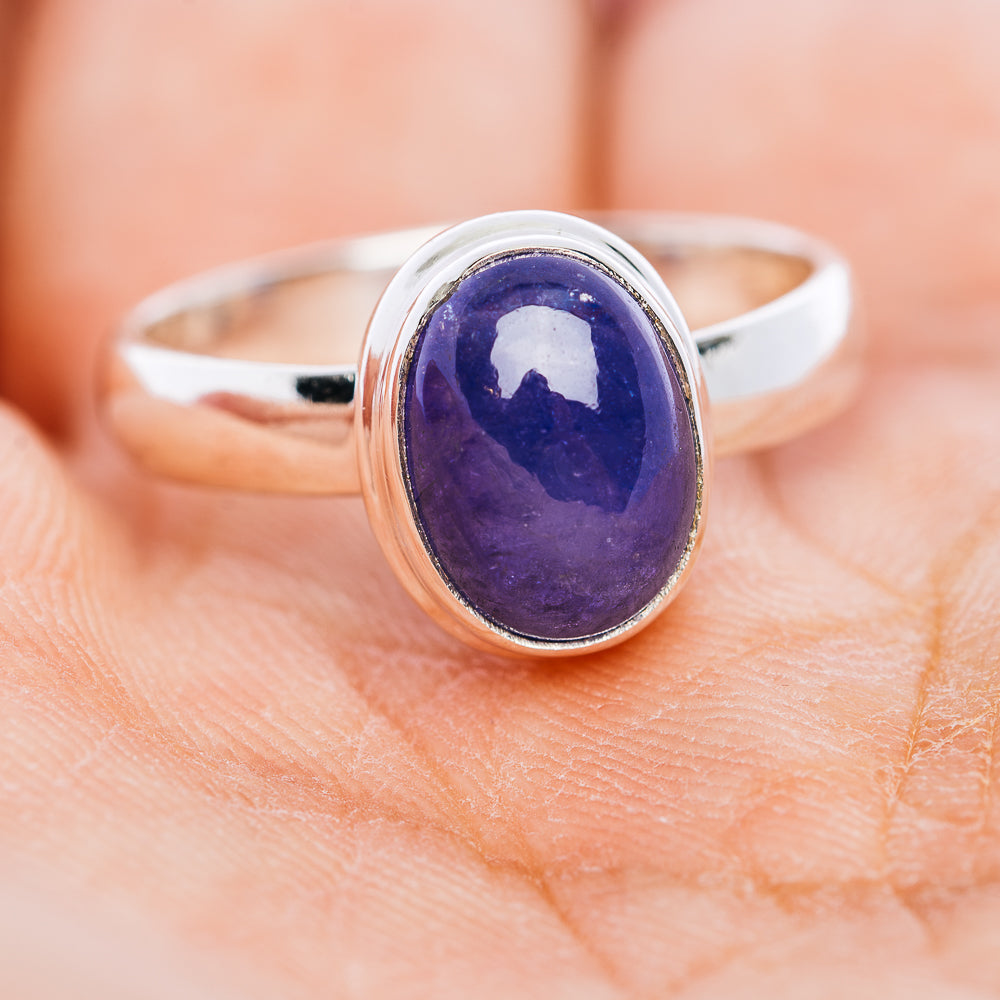 Tanzanite Ring Size 7.5 (.925 Sterling Silver)