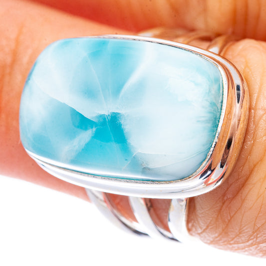 Larimar Ring Size 6.5 (925 Sterling Silver) R1704
