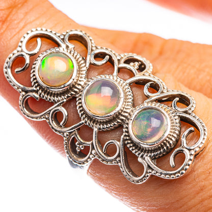 Natural Ethiopian Opal Ring Size 7 (925 Sterling Silver) R143136