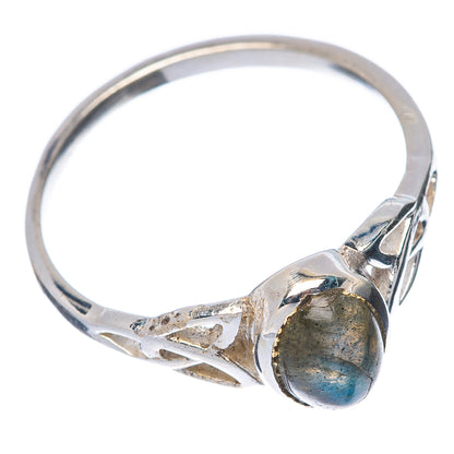 Labradorite Dainty Ring Size 6 (925 Sterling Silver) R145834