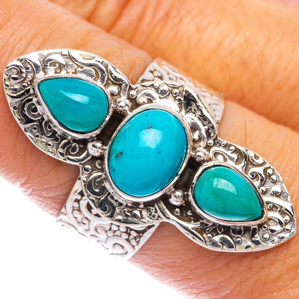 Sleeping Beauty Turquoise Ring Size 8 (925 Sterling Silver) R144624