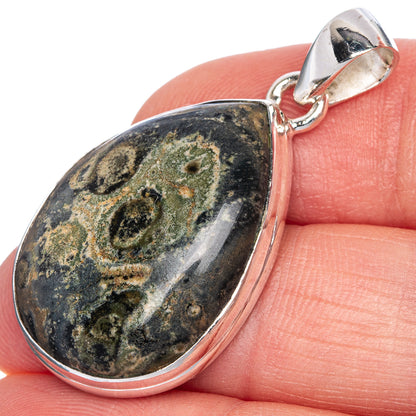Kambaba Jasper Pendant 1 3/8" (925 Sterling Silver) P40758