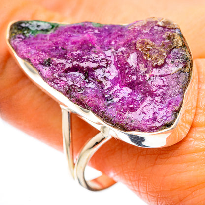 Large Rough Ruby Zoisite Ring Size 10.75 (925 Sterling Silver) RING137920
