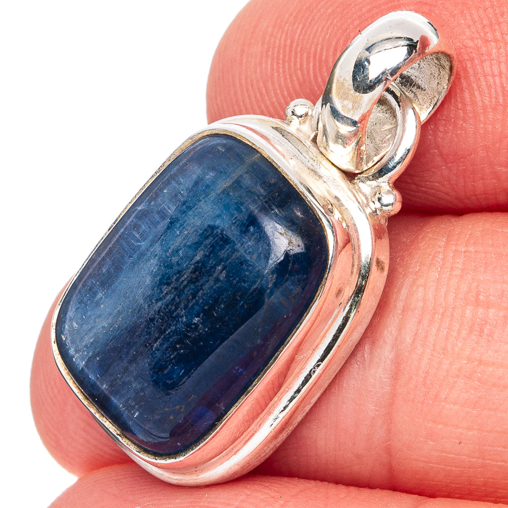 Kyanite Pendant 1 1/8" (.925 Sterling Silver)
