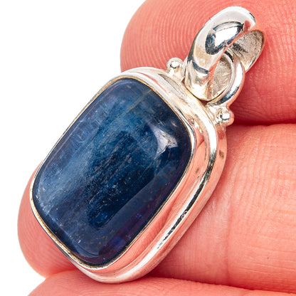 Kyanite Pendant 1 1/8" (.925 Sterling Silver)