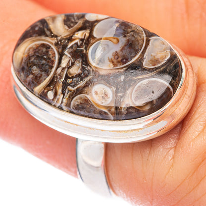 Turritella Agate Ring Size 5 (925 Sterling Silver) R1675