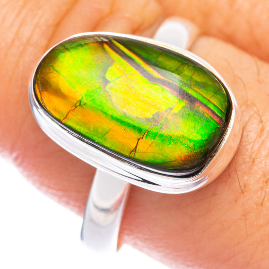 Ammolite Ring Size 9.75 (925 Sterling Silver) R144957