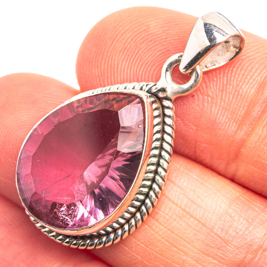 Alexandrite (Lab.) Pendant 1 1/4" (925 Sterling Silver) P38935