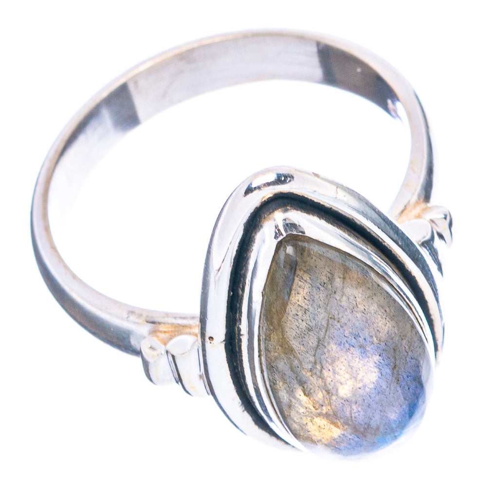 Labradorite Ring Size 7.25 (.925 Sterling Silver)