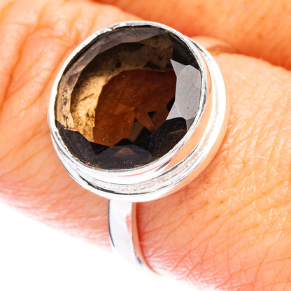 Smoky Quartz Ring Size 9 (925 Sterling Silver) R147042