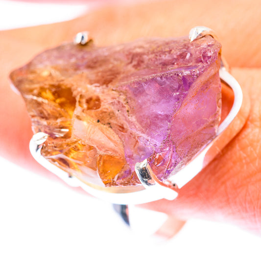 Large Raw Ametrine Ring Size 12 (925 Sterling Silver) RING140208