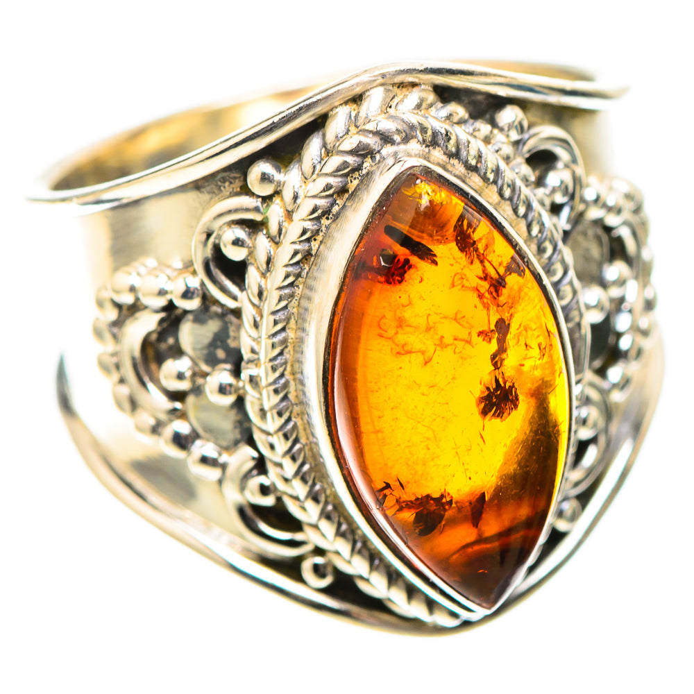 Baltic Amber Ring Size 6.25 (925 Sterling Silver) RING138877