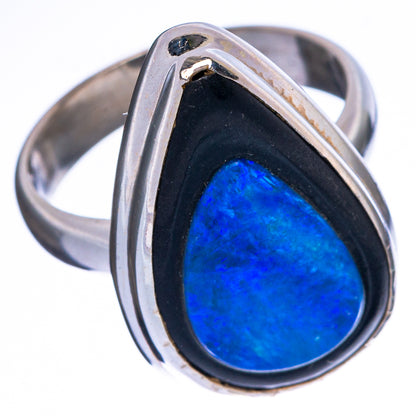 Rare Doublet Opal Ring Size 5 (925 Sterling Silver) R1410