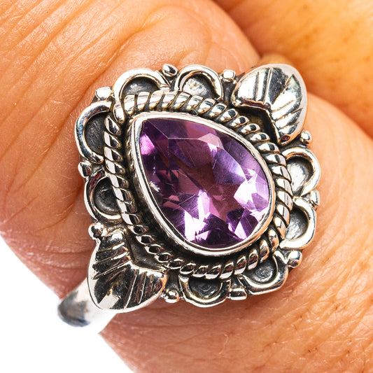 Amethyst Ring Size 8.25 (.925 Sterling Silver)