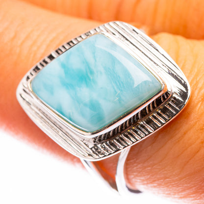 Premium Larimar Ring Size 8 (925 Sterling Silver) R141878