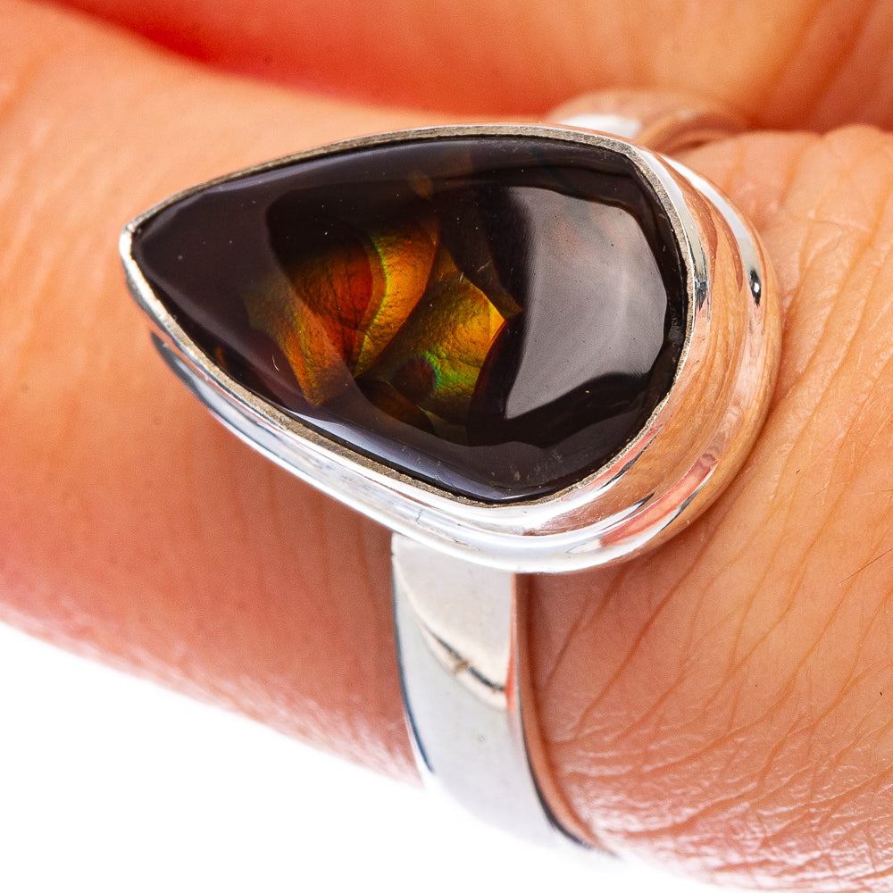 Rare Mexican Fire Opal Ring Size 7.25 (925 Sterling Silver) R146684