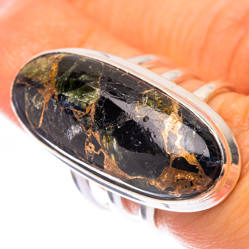 Large Mohave Black Onyx 925 Sterling Silver Ring Size 6.25 (925 Sterling Silver) RING140435
