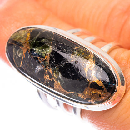 Large Mohave Black Onyx 925 Sterling Silver Ring Size 6.25 (925 Sterling Silver) RING140435
