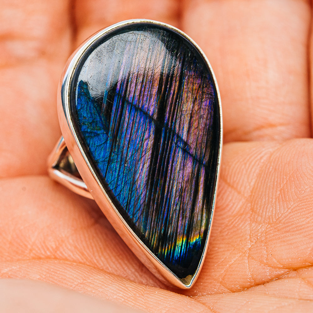 Labradorite Sterling Silver Ring | Ana Silver Co