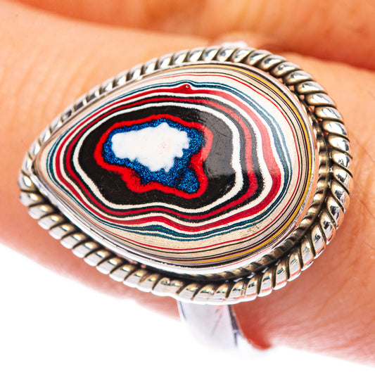 Fordite Ring Size 10 (925 Sterling Silver) R144764