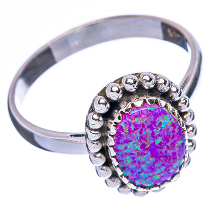 Synthetic Opal Ring Size 9 (925 Sterling Silver) R146310