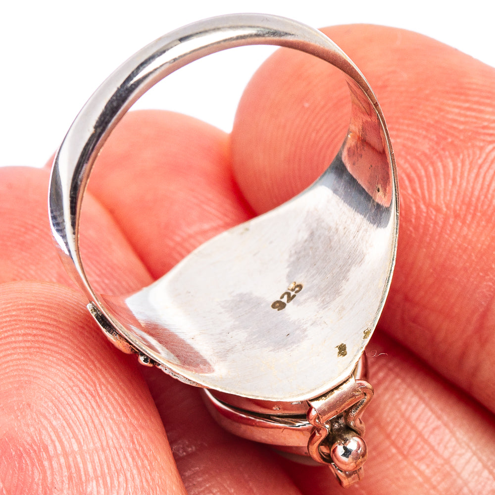 Larimar Poison Ring Size 7.75 (.925 Sterling Silver)