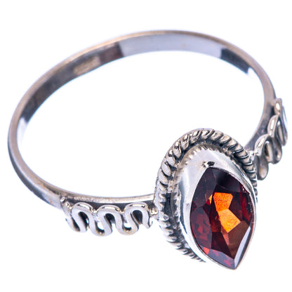 Garnet Dainty Ring Size 8 (925 Sterling Silver) R145800