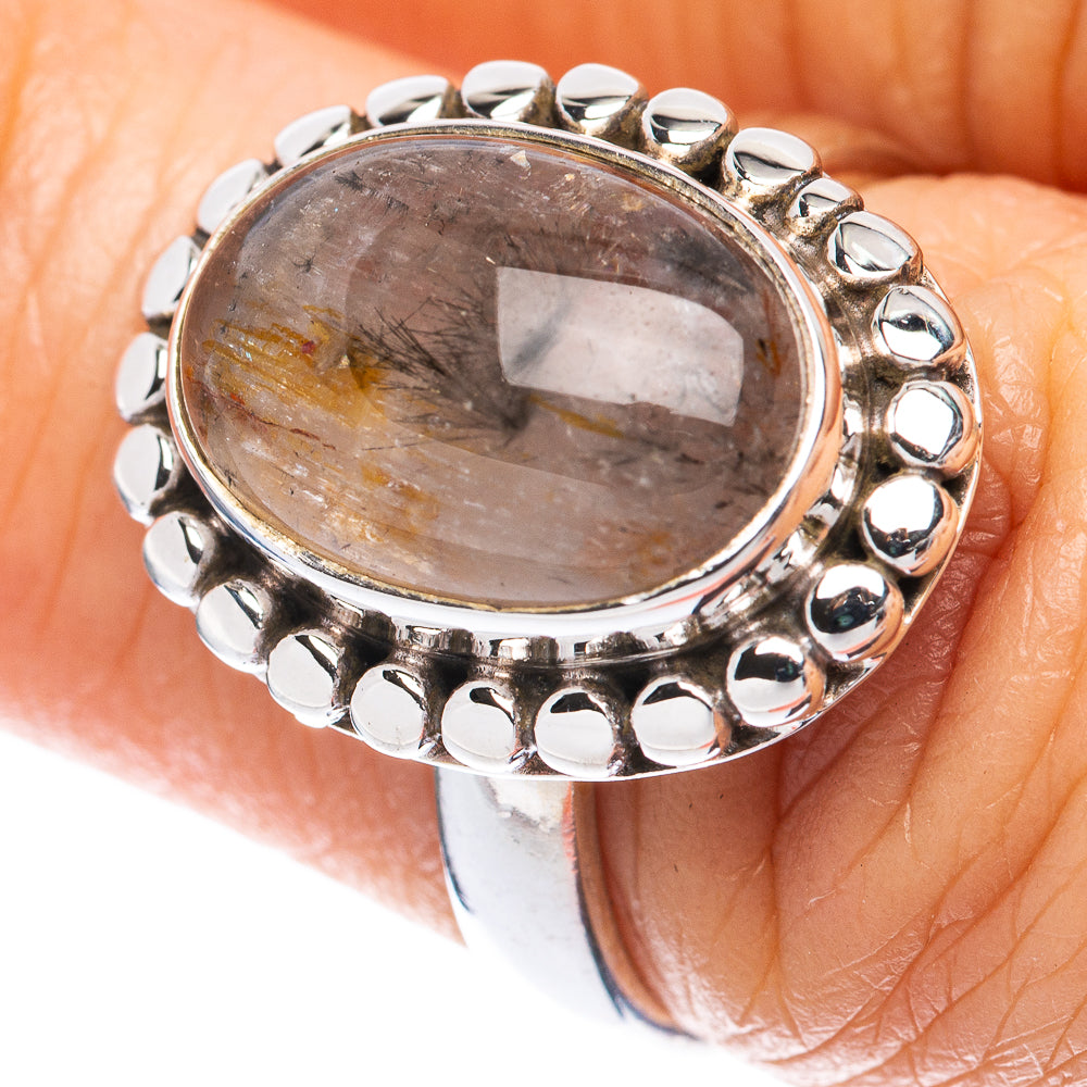 Rare Cacoxenite Ring Size 7 (925 Sterling Silver) R2104