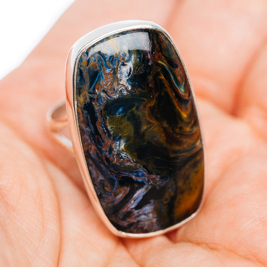 Premium Pietersite Ring Size 9.25 (.925 Sterling Silver)