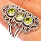 Peridot Ring Size 7.75 (925 Sterling Silver) R1473