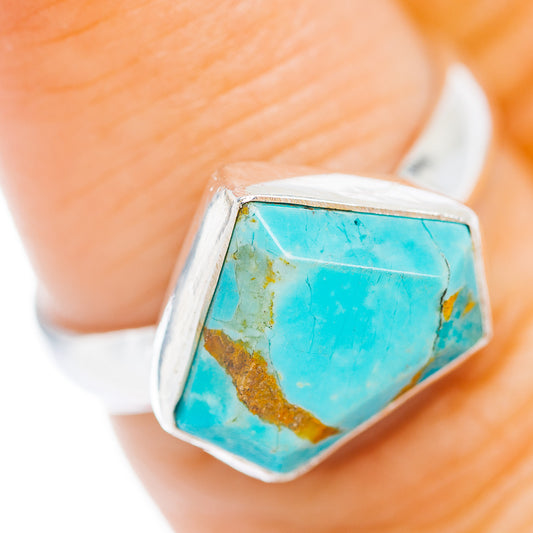 Mojave Turquoise Ring Size 6.75 (.925 Sterling Silver)