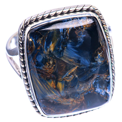Large Pietersite Ring Size 13.75 (925 Sterling Silver) R142324