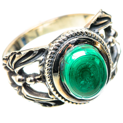 Malachite Ring Size 8.25 (925 Sterling Silver) RING138323