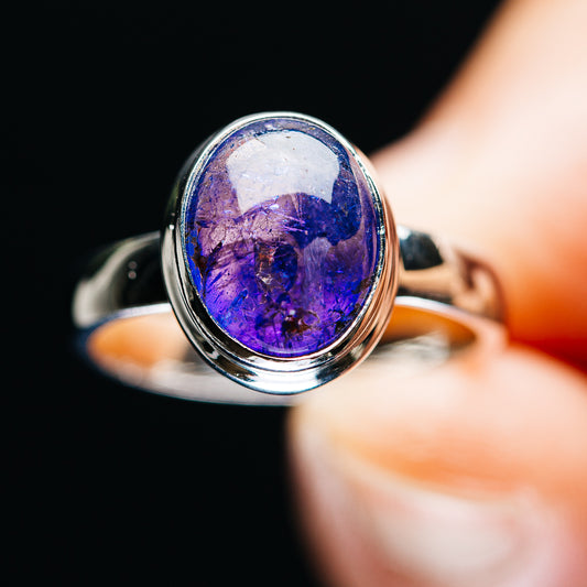 Premium Tanzanite Ring Size 7.25 (.925 Sterling Silver)