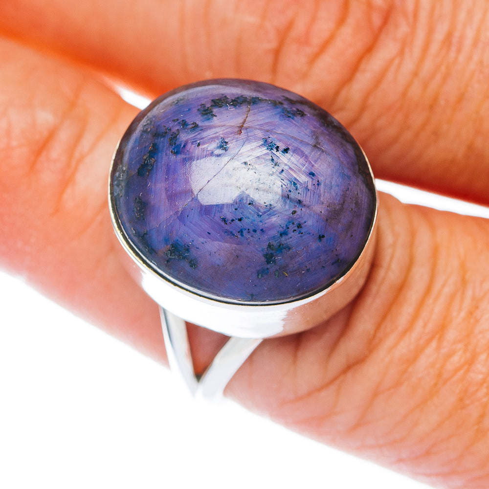 Premium Star Ruby Ring Size 8 (.925 Sterling Silver)