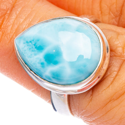 Larimar Ring Size 6.25 (925 Sterling Silver) R1288