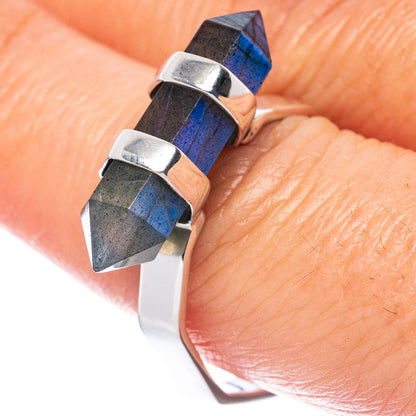 Premium Labradorite 925 Sterling Silver Ring Size 9.25 (925 Sterling Silver) R2716