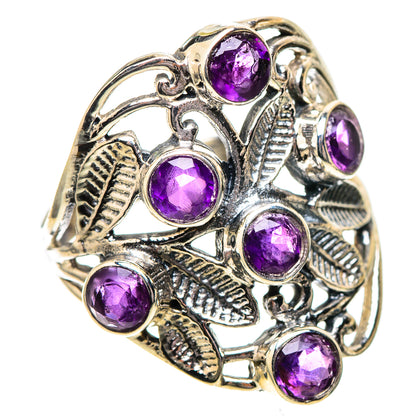 Faceted Amethyst Ring Size 8 (925 Sterling Silver) RING137869