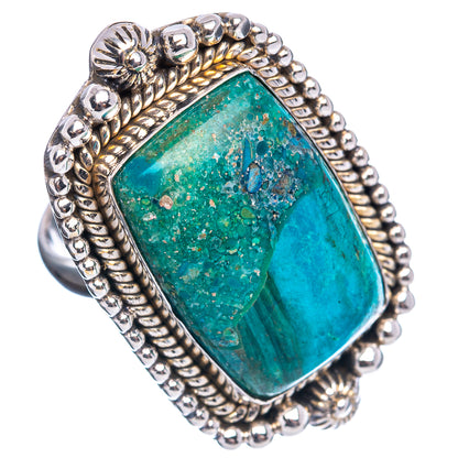 Premium Peruvian Opal Ring Size 8 (.925 Sterling Silver)