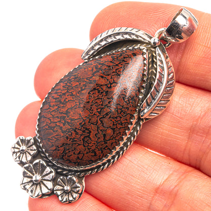 Dinosaur Bone Pendant 2 1/8" (925 Sterling Silver) P38929