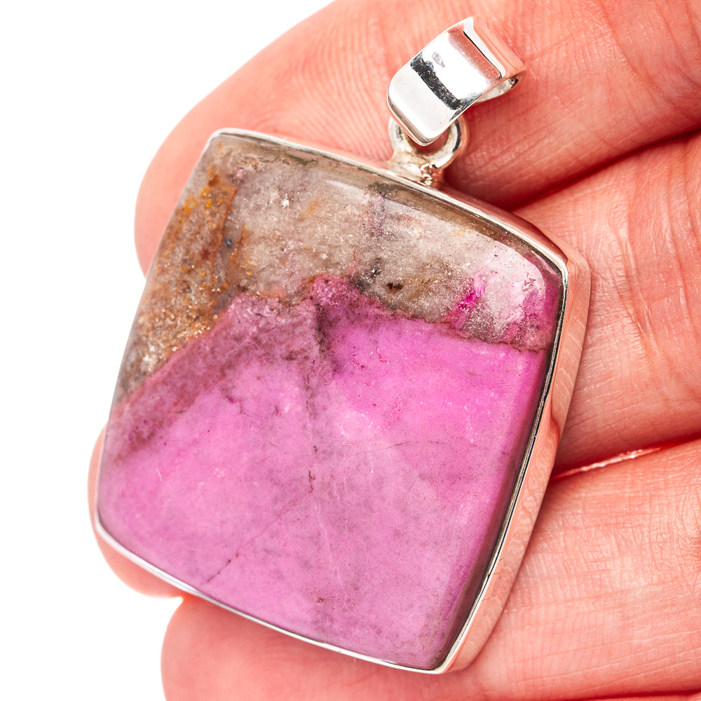Premium Cobalto Calcite Pendant 1 1/2" (.925 Sterling Silver)