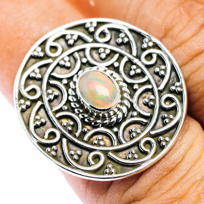 Ethiopian Opal Ring Size 7 (.925 Sterling Silver)