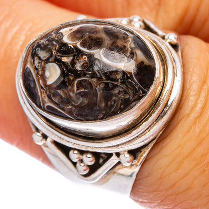 Turritella Agate Ring Size 6.75 (925 Sterling Silver) R146542