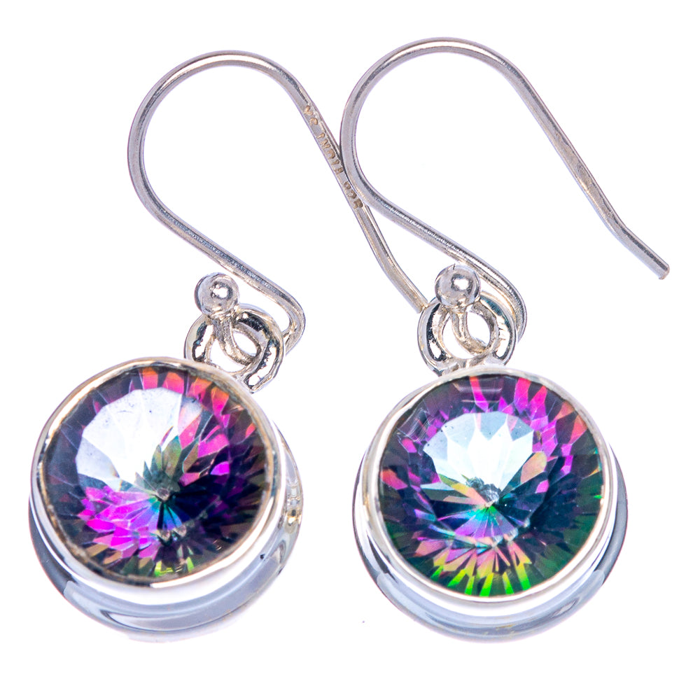 Mystic Topaz Earrings 1 1/8" (925 Sterling Silver) E433550