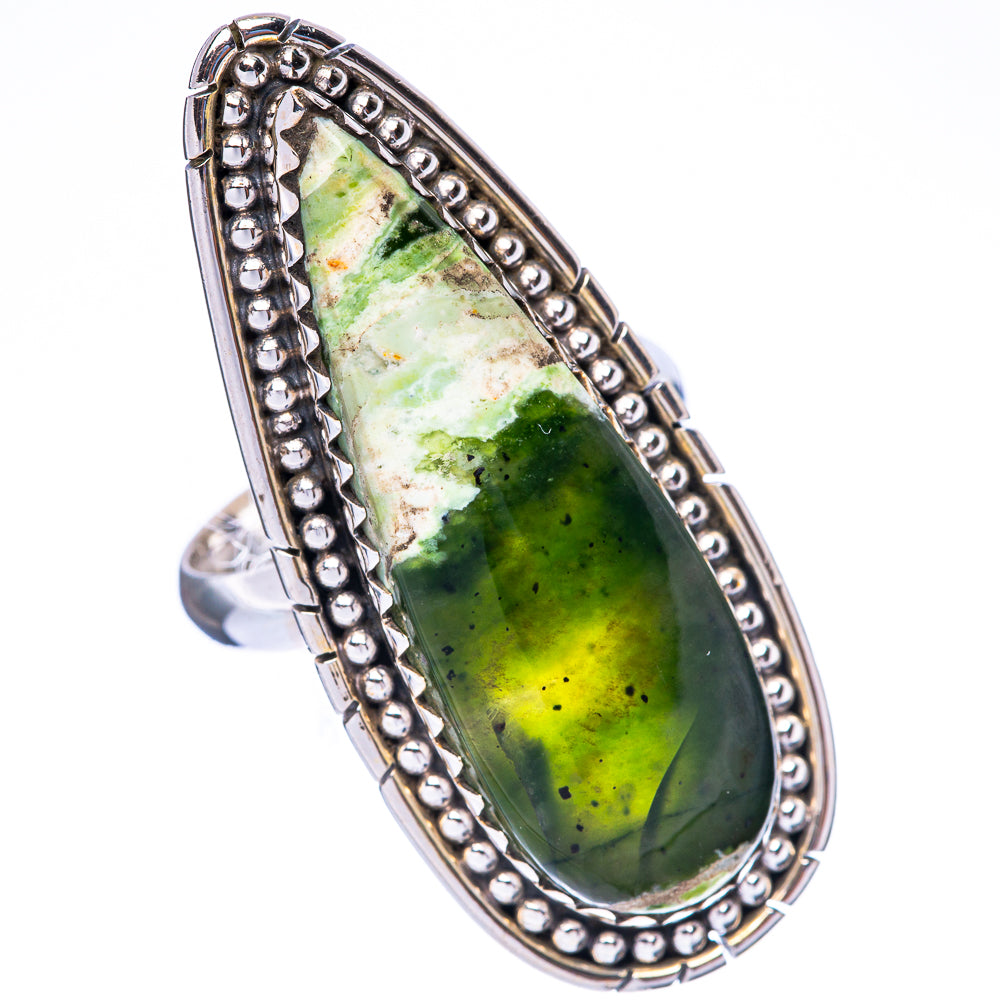 Rainforest Opal Large Ring Size 8.5 (925 Sterling Silver) R1750