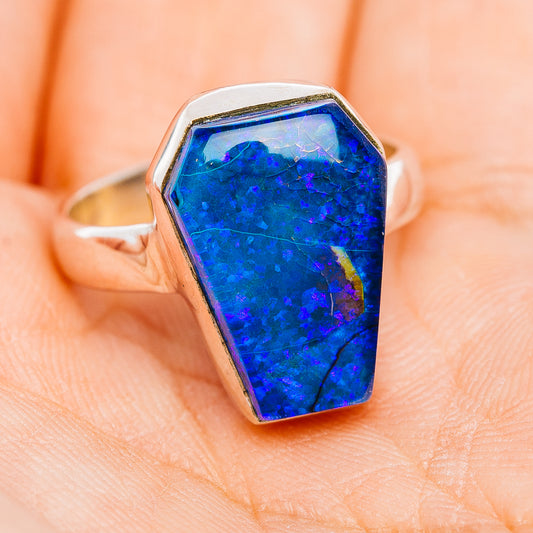 Sterling Opal Ring Size 7.75 (.925 Sterling Silver)