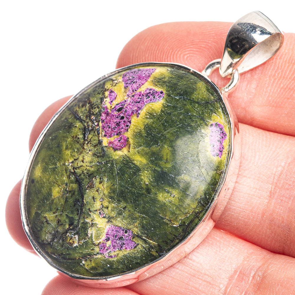 Atlantisite 925 Sterling Silver Pendant 1 7/8"