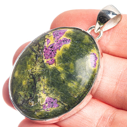 Atlantisite 925 Sterling Silver Pendant 1 7/8"