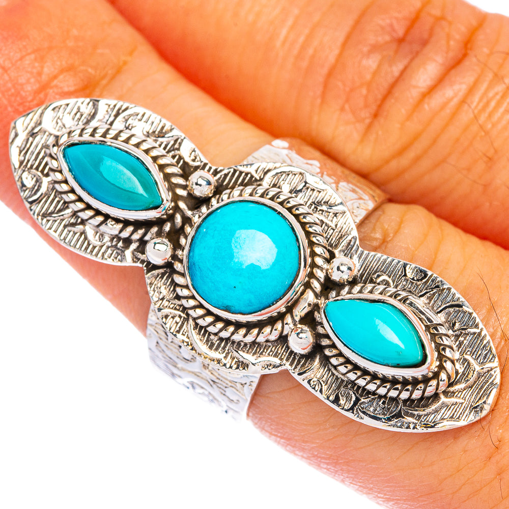 Large Sleeping Beauty Turquoise Ring Size 7 (925 Sterling Silver) R144505