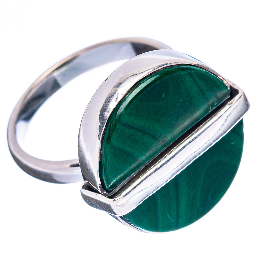 Premium Malachite 925 Sterling Silver Ring Size 6.75 Ana Co R3629